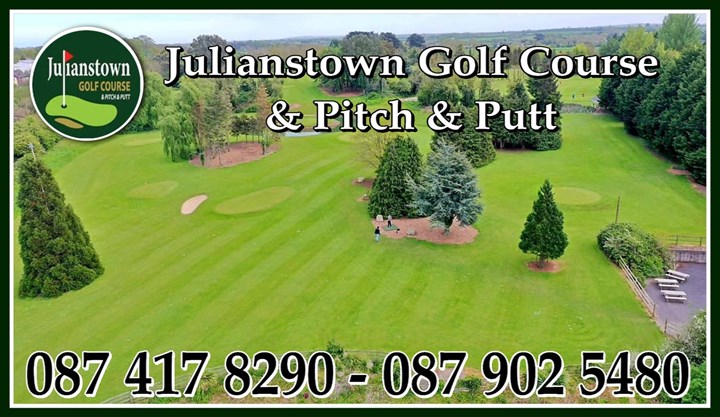 Aerial view of the Julianstown Golf Club course